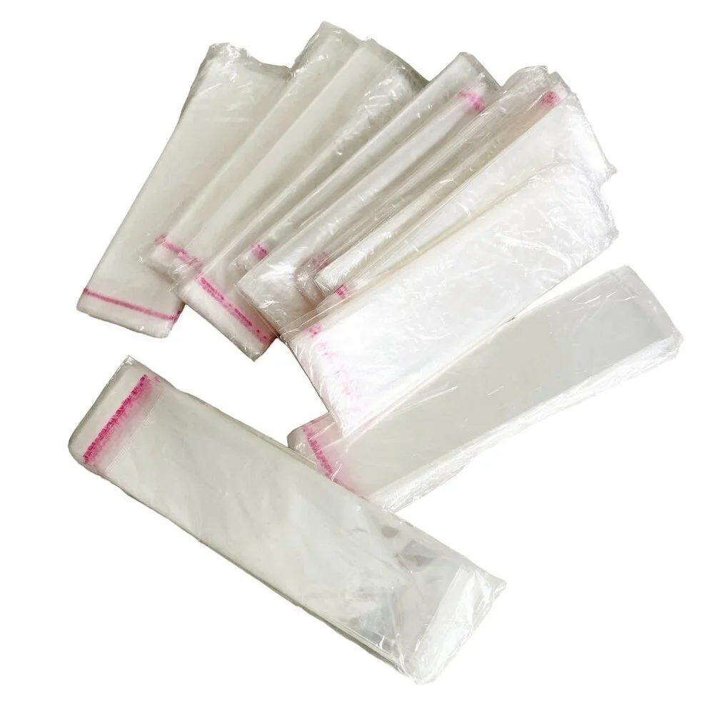 Clear 100% Recycled Self-Seal Poly Bags (2